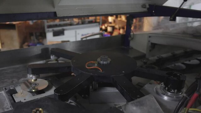 DVD Compact Disc Making Process Production Machine Factory Technology