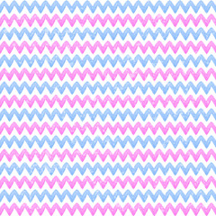 Hand painted pastel color pink and blue watercolor wave with paper texture isolated on white background for seamless pattern background. illustration simple watercolour concept.