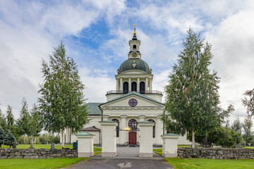 Fototapeta premium Skellefteå Landsförsamling Church from 1799,Västerbottens county,Sweden,Scandinavia,Europe