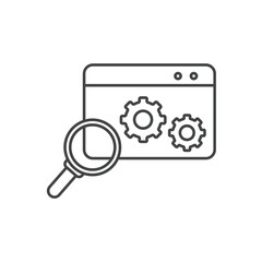 search engine icons  symbol vector elements for infographic web