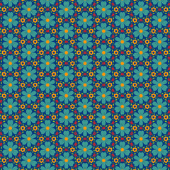 seamless pattern with flowers