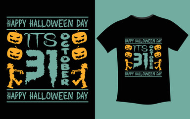 Happy Halloween. Halloween t-shirt design template. Happy Halloween t-shirt design template easy to print all-purpose for man, women, and children 