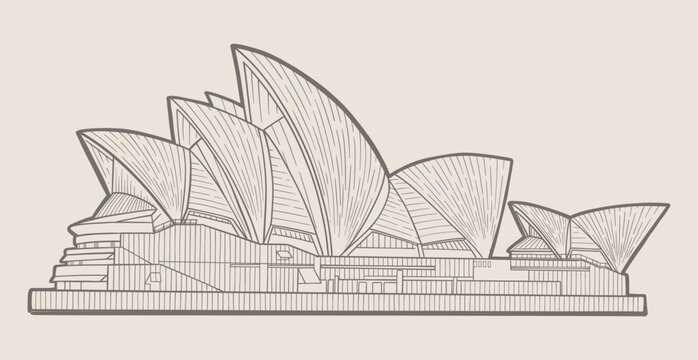 Sydney Opera House (sketch) by Jack-Sanders on DeviantArt