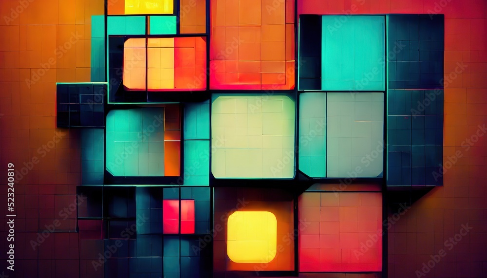 Poster futuristic technology abstract background with lines for network, big data, data center, server, int