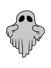 Lustiger schwebender Geist Comic 