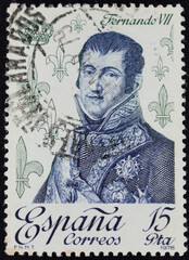 Sello postal de España, Fernando VII, 1978, 15 pesetas.