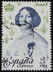 Sello postal de españa, Isabel II, 1978, 20 pesetas