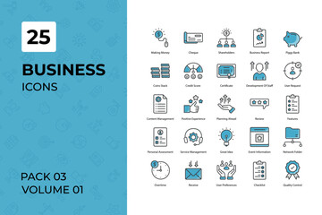 Business icons collection. Set contains such Icons as business man, teamwork, office, finance, and more