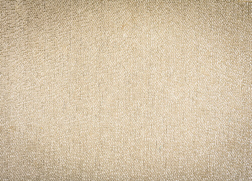 textured polyester fabric in beige with pearly sheen