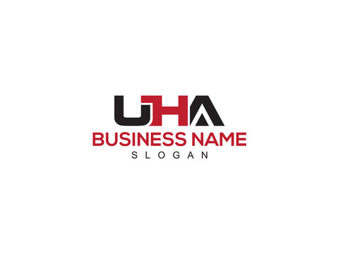 Monogram UHA Logo Letter, Premium uha Logo Icon Vector Image Design For New Business or Company