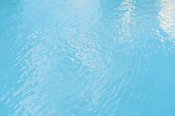 surface of blue swimming pool, background of water in swimming pool.