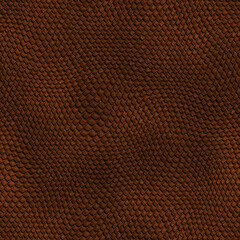 Fototapeta premium Alligator skin texture. Crocodile seamless pattern, reptile scales brown to reddish wild tropical animal. Crocodile pattern skin illustration, texture background snake skin or alligator
