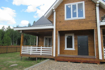 Construction of a small house in a country village (181)
