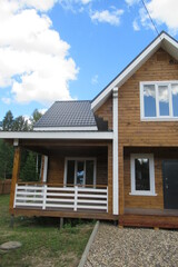 Construction of a small house in a country village (179)
