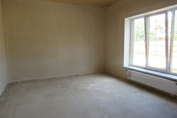 Construction of a small house in a country village (131)
