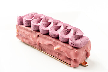 berry pastries with mousse cream