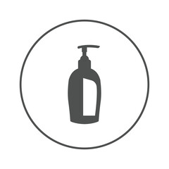 Beauty products shampoo soap icon | Circle version icon |
