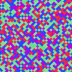 Color Rhombus tile tessellation pattern illustration