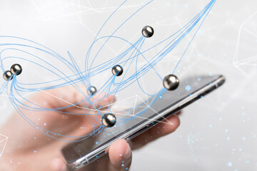 conference Digital Network and data concept 3d