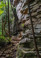 Lilly Bluff Rock Climbing Walls - Cumberland State Park