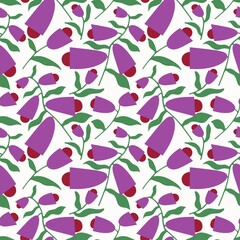 Ethnic floral seamless simple floral pattern for fabrics and clothes print and kids accessories and wrapping
