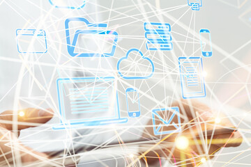 data code binary concept