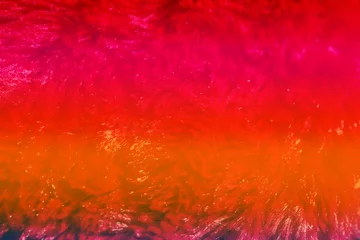 Rideaux velours Mélange de couleurs Red furry abstract blurred texture background