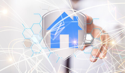 Smart home: Smarthome house automation icon