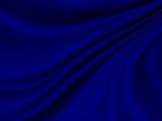 blue silk wave background, blue dark abstract background 