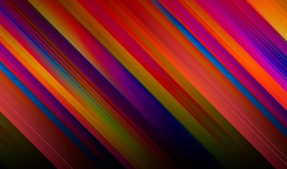 Zelfklevend Fotobehang abstract background with stripes © reznik_val