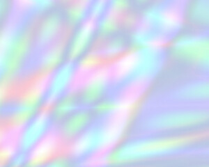abstract pastel rainbow holographic light background