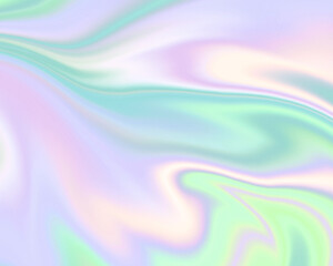 abstract pastel rainbow holographic light wavy background