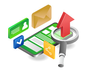 Smartphone email data search