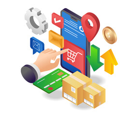 Shop for goods with e commerce store