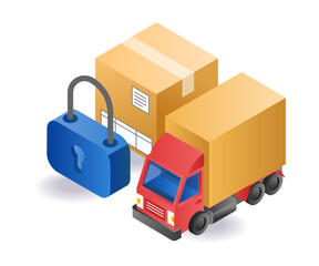 Logistics delivery security