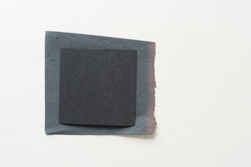 old paper and square with blank space