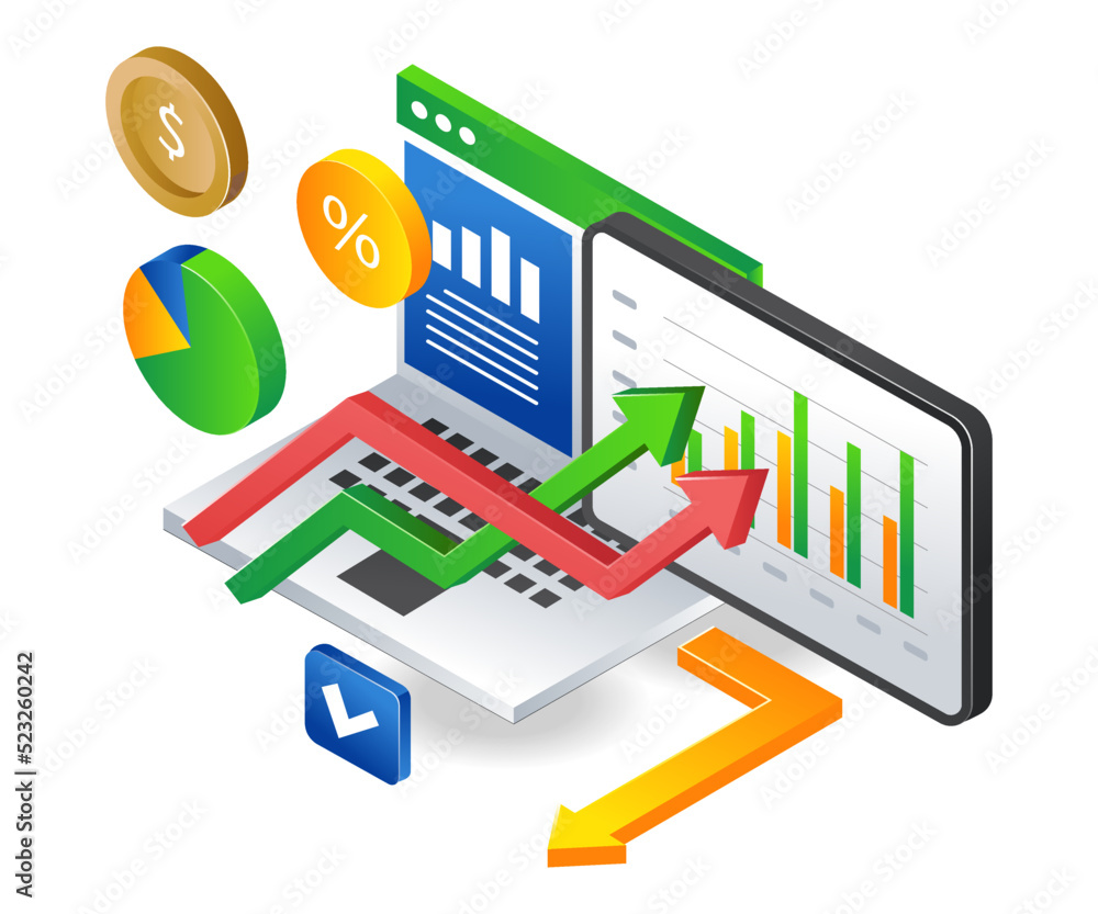 Poster computer data analysis startup company