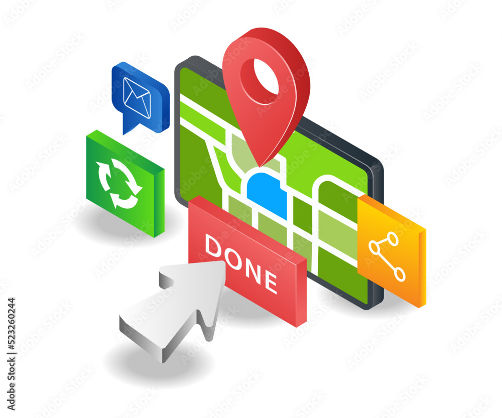 Poster Complete a search in the map app