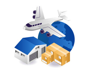 Air freight world logistics delivery