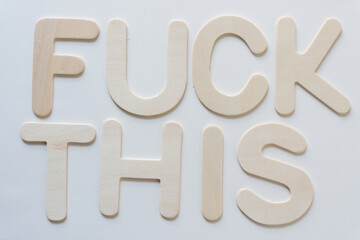 popular exclamation phrase used to express annoyance, contempt, or impatience