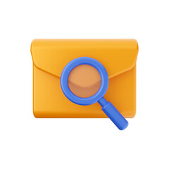mail message email envelope 3d icon illustration