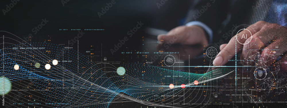 Aufkleber big data storage, cloud computing, digital technology, computer software development concept. coding