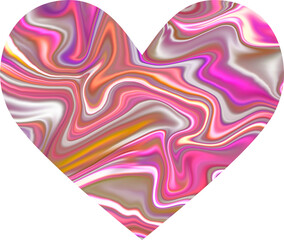 pink marble  heart