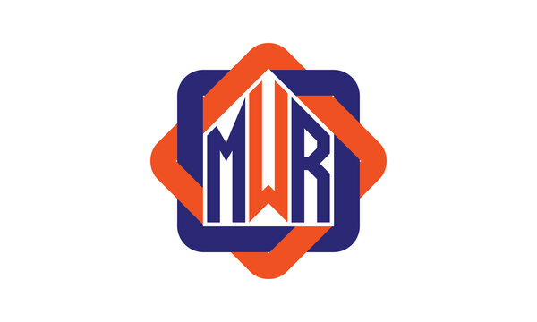 MWR three letter real estate logo with home icon logo design vector template | construction logo | housing logo | engineering logo | initial letter logo | minimalist logo | property logo |
