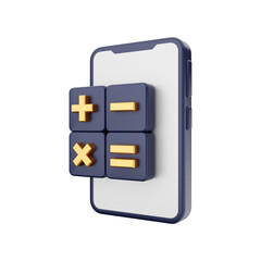 Obraz premium smartphone function 3d icon illustration