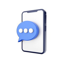 smartphone function 3d icon illustration