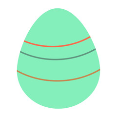 illustration of easter egg