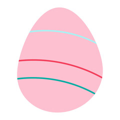 easter egg with ribbon