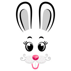 Obraz premium bunny masks PNG