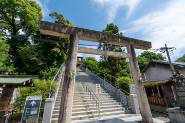 針綱神社の鳥居